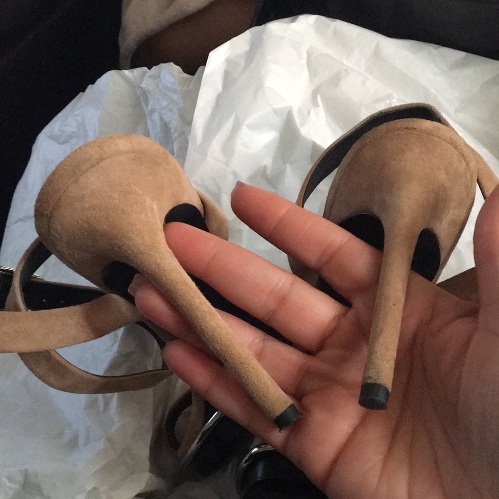 Alexander Wang Tan Stiletto Sandals - Picture 7 of 8